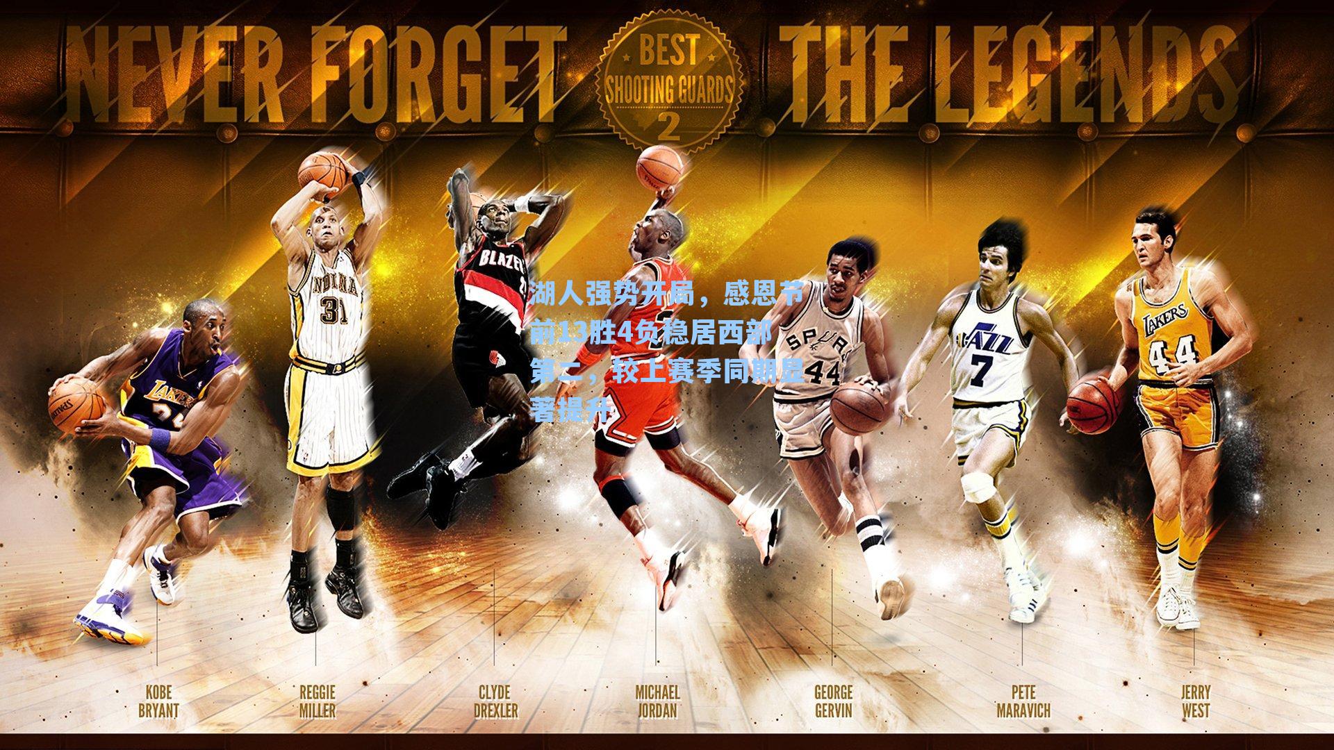 湖人强势开局，感恩节前13胜4负稳居西部第二，较上赛季同期显著提升